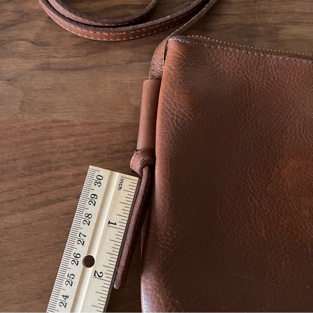 Madewell The Knotted Crossbody Bag Genuine Leather in Tan - Picture 14 of 14